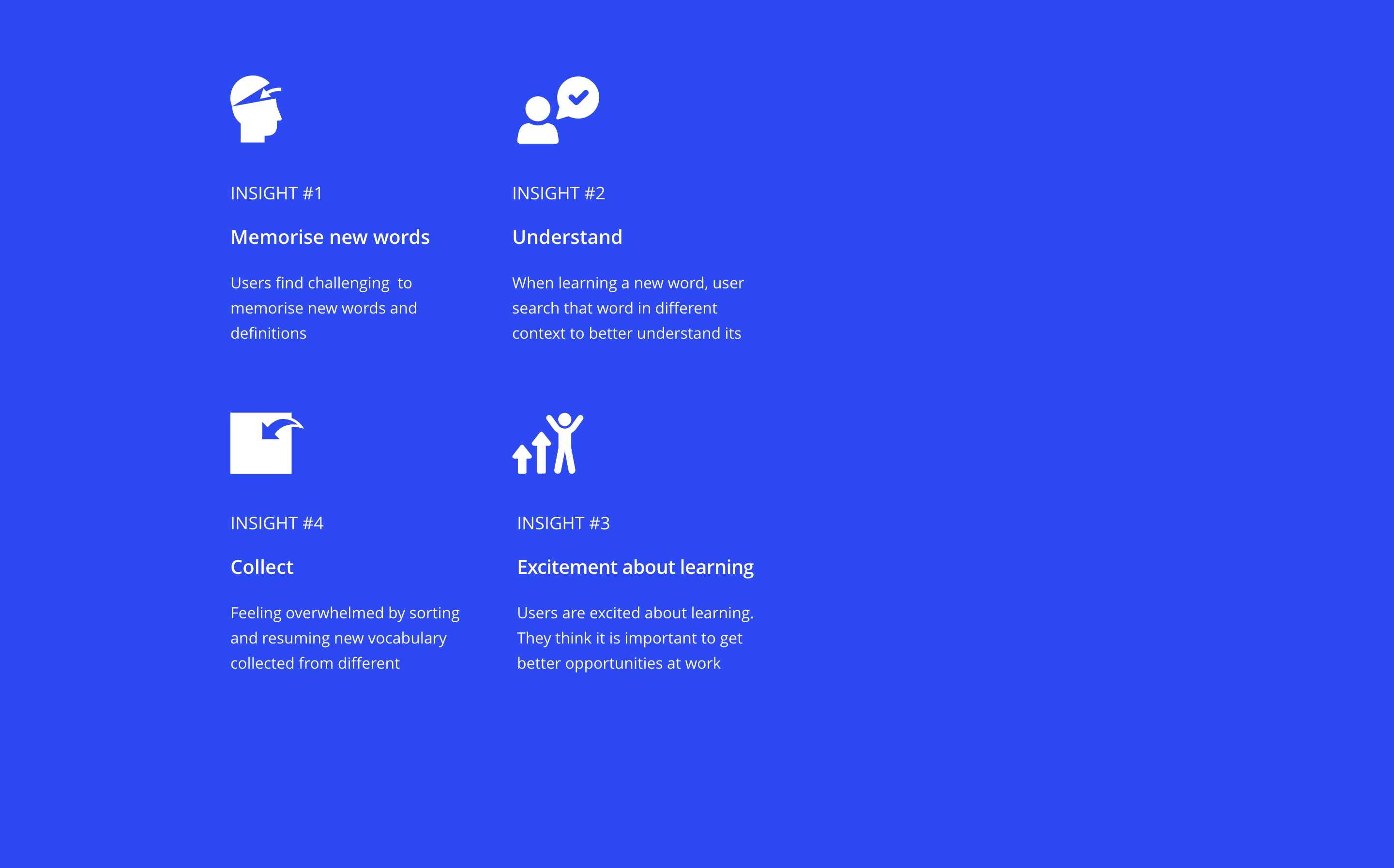 User insights